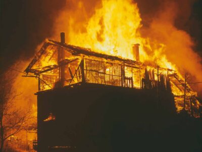 Intervento dei vigili del fuoco